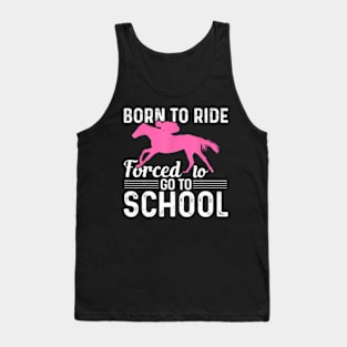 Horseback Riding Girl Funny Horse Girl T-Shirt Tank Top